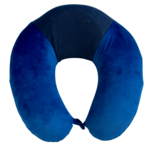 U-Shaped Raised Neck Pillow- Blue